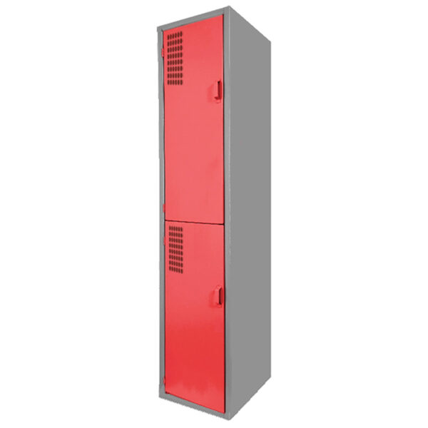 Locker Metálico Color Rojo Grande 2 Puertas – Lockers y Gabinetes