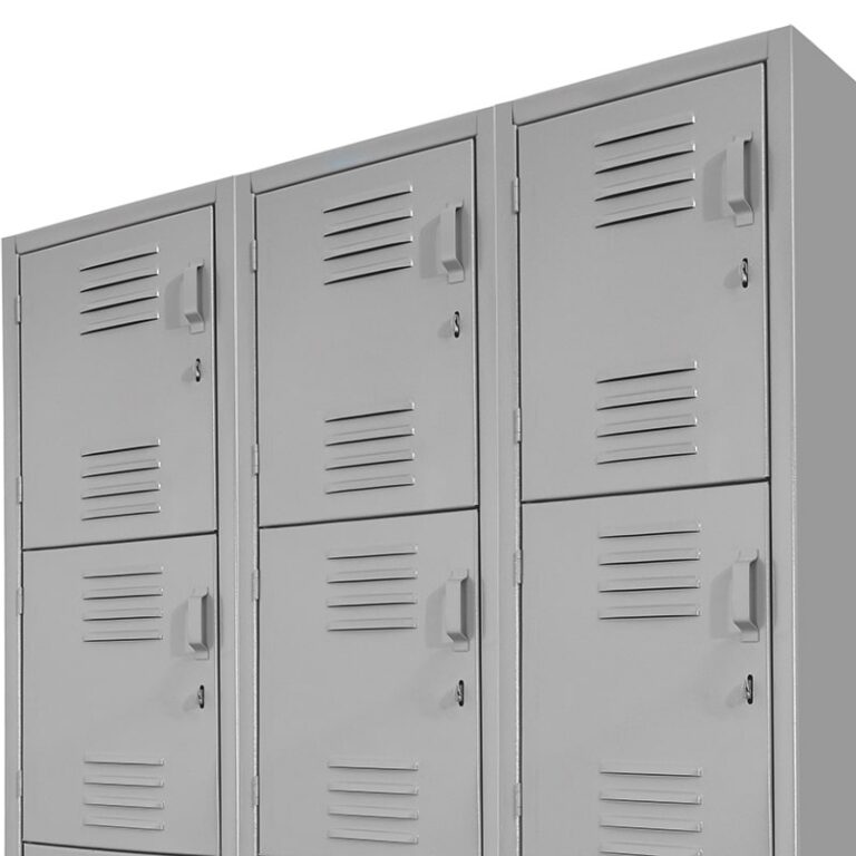 Locker Metálico En Tándem Chico 12 Puertas Lockers Y Gabinetes