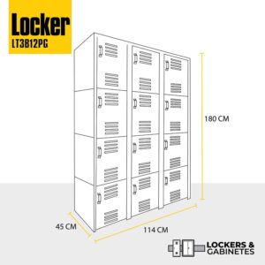 locker metalico de 15 puertas grande venta