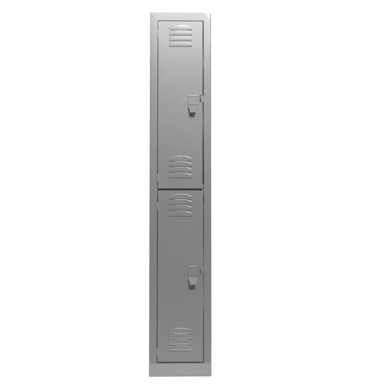 Locker metálico – Serie V3 – 2 Puertas Gris - Lockers y Gabinetes