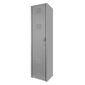 locker metalico de 1 puerta con chapa lateral