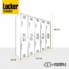 locker metalico de 10 puertas venta