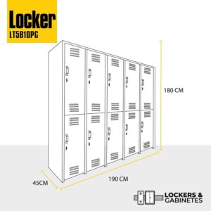 locker metalico de 10 puertas venta