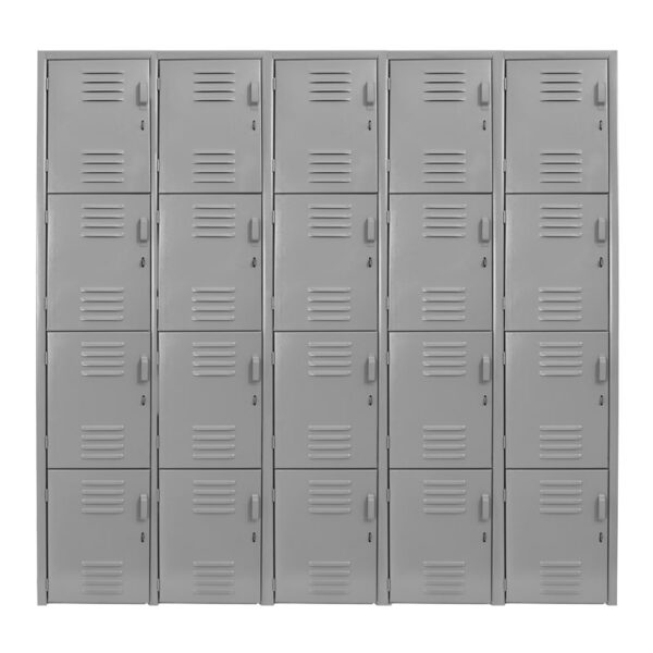locker metalico de 20 puertas grande frente