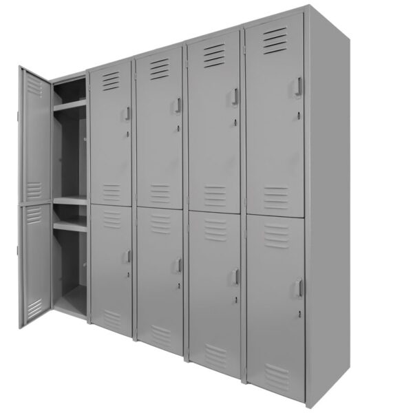 locker metalico de 10 puertas grande abierto