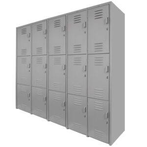 locker metalico de 15 puertas lateral
