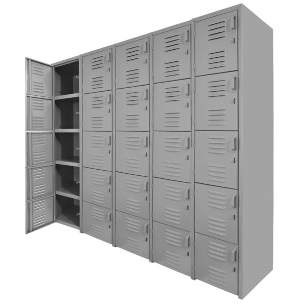 locker metalico de 25 puertas