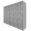 locker metalico de 25 puertas