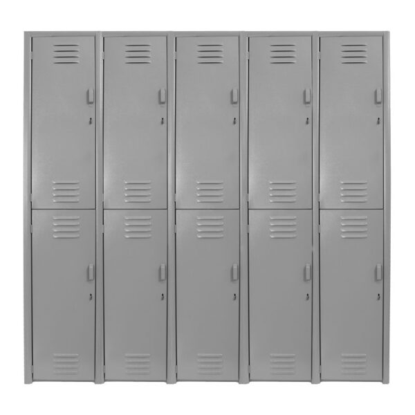 locker metalico de 10 puertas frente