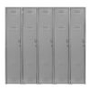 locker metalico de 5 puertas grande frente